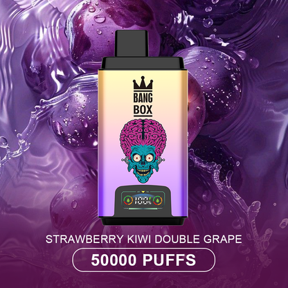 BANG BOX 50000 Puffs Double Flavor Disposable Vape-Strawberry Kiwi & Double Grape