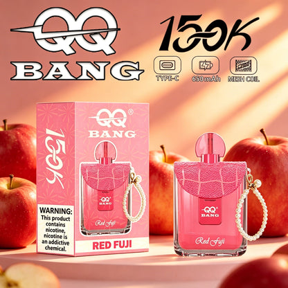 QQ Bang 150K Disposable Vape|Type-C Rechargeable Portable E-Cigarette