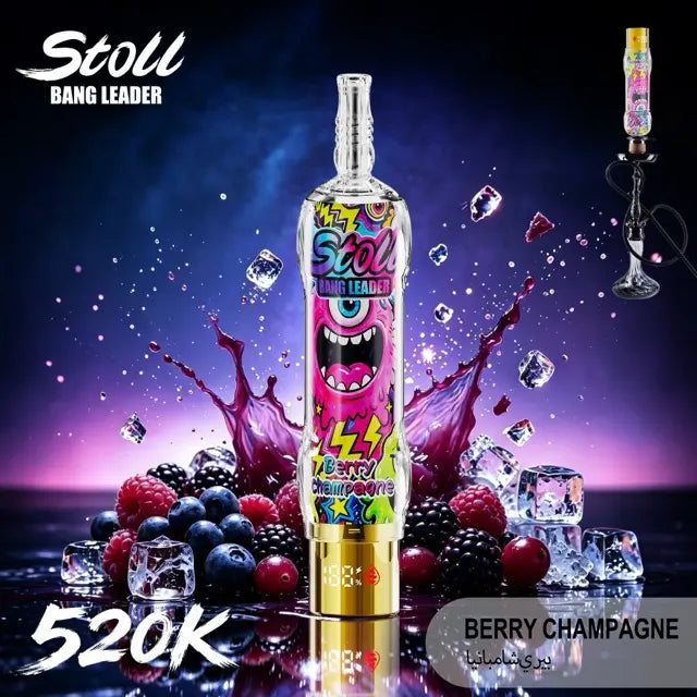 Bang Leader Stoll 520K LCD Display Disposable Shisha Hookah Vape
