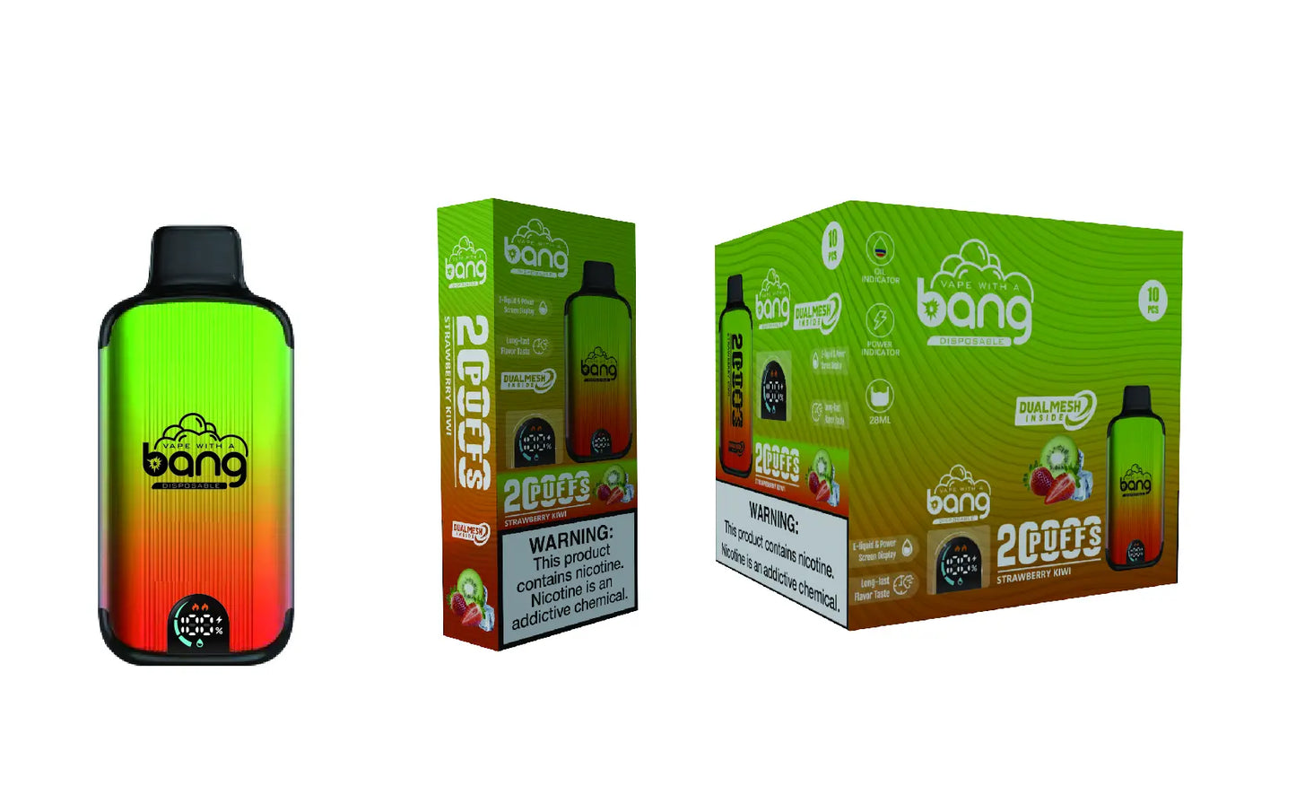 Bang 20000 Puffs New Product LED Display Disposable Vape
