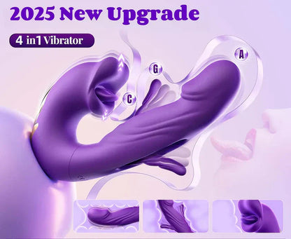 💥Latest 2026 Leg Relaxer💞 Super smooth remote experience via APP + 7 vibration modes and 5 swing modes - Reach orgasm at your fingertips