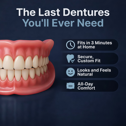 2026🏆✨LAST DAY SALE 70% OFF🔥 Newly upgraded second-generation DarkFairy™  complete dentures